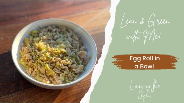 Lean & Green with Me! Egg Roll in a Bowl – Optavia weight loss recipe