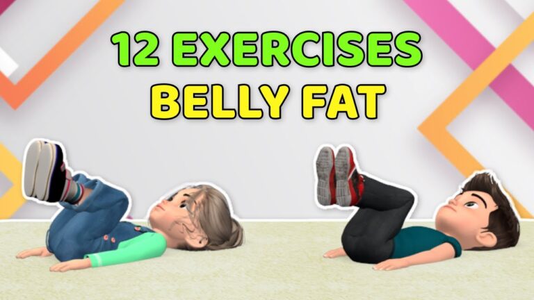 12 SIMPLE EXERCISES TO LOSE BELLY FAT – KIDS WORKOUT