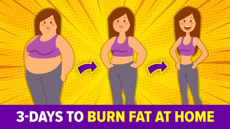 3-Day Easy Workout To Burn Fat At Home