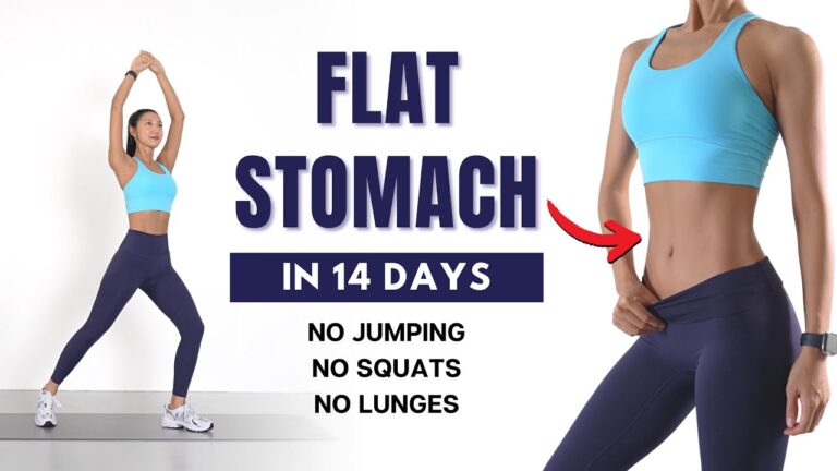 FLAT STOMACH in 14 Days – Belly Fat Burn🔥15 min Standing Workout | No Jumping, No Squats, No Lunges
