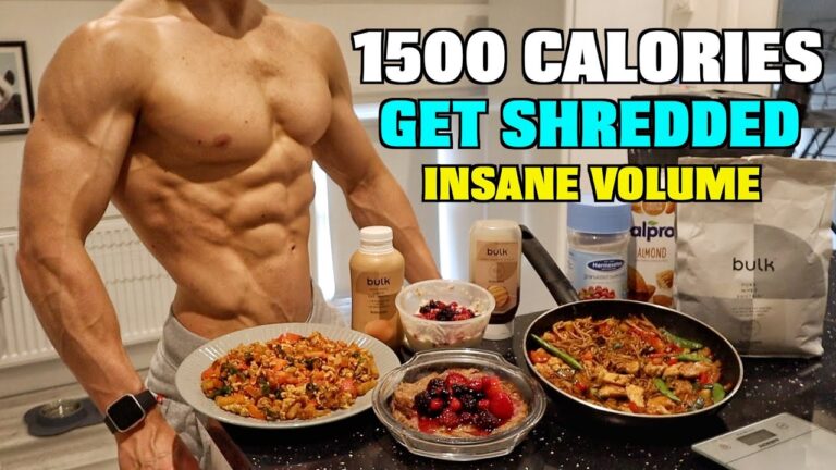 Full Day Of Eating 1500 Calories (High Volume) |*INSANE* High Protein Diet…