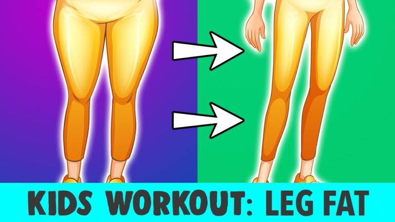 Kids Workout: Reduce Leg Fat (Home Exercises)