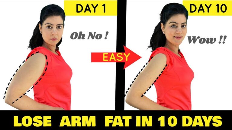 Women’s Workout : Reduce Arm Fat in 10 Days | 7 Mins Easy Home Workout ( No Equipment )  – MUST  TRY