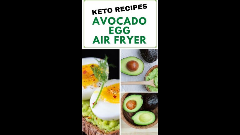 keto recipes | avocado egg in the air fryer | low carb | low carb diet | low carb recipes #Shorts