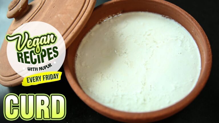 Vegan Curd Recipe – How To Make Curd Without Curd – Vegan Series By Nupur